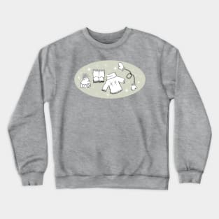 Winter weather snow lover cartoon illustration Crewneck Sweatshirt